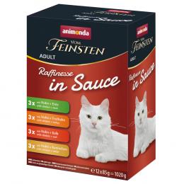 Angebot für animonda vom Feinsten Adult Raffinesse in Sauce Mixpaket - Mixpaket 2 (4 Sorten, 12 x 85 g) - Kategorie Katzenfutter & Zubehör / Katzenfutter nass / animonda vom Feinsten / vom Feinsten Raffinesse Pouch.  Lieferzeit: 1-2 Tage -  jetzt kaufen.