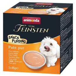 Animonda Vom Feinsten Adult Snack-Pudding - Sparpaket: 21 x 85 g Pute pur