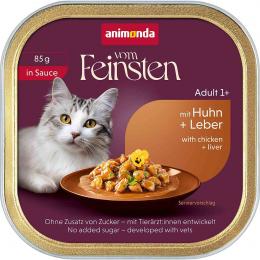 animonda vom Feinsten in Sauce Adult mit Huhn + Leber 32x85 g