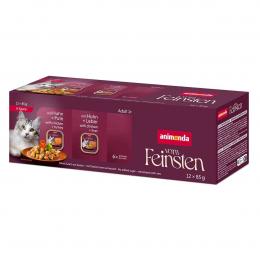 animonda vom Feinsten in Sauce Adult Mixpack Vielfalt 12x85g 12x 85 g