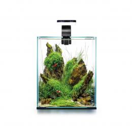 Aquael Shrimp Set Tag und Nacht schwarz 20 Liter, 25 x 25 x 30 cm