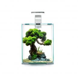 Aquael Shrimp Set Tag und Nacht weiß 10 Liter, 20 x 20 x 25 cm