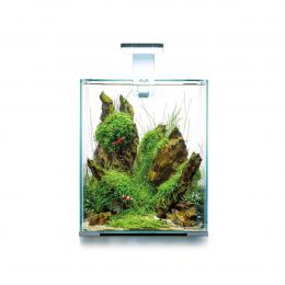 Aquael Shrimp Set Tag und Nacht weiß 20 Liter, 25 x 25 x 30 cm