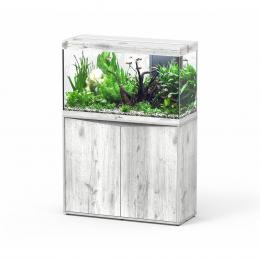Aquatlantis Aquarienkombination Splendid Ultra 100 202l Esche Weiß Kombi