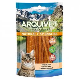 Arquivet Natürlicher Snack Für Katzen Hähnchen Strips 65 Gr