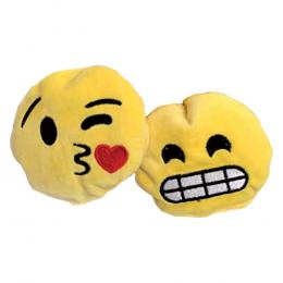 Aumüller Emojis Baldrian-Katzenspielkissen - Sparpaket: 4 Stück