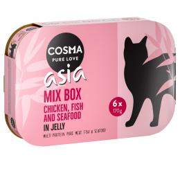 Angebot für Ausgewähltes Cosma Asia in Jelly Nassfutter zum Sonderpreis! - Mix 4 Sorten (6 x 170 g) - Kategorie Katze / Katzenfutter nass / Cosma / Aktionen.  Lieferzeit: 1-2 Tage -  jetzt kaufen.