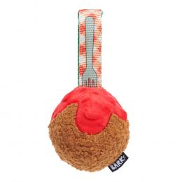 Bark Hundespielzeug A Squeaky Meat-A-Ball - ca. L 26 x B 15,9 x H 7,6 cm