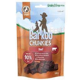 Barkoo Chunkies Meat Cubes 100 g - Sparpaket: 3 x 100 g Rind