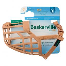 Baskerville Klassik Maulkorb, beige - Größe 7