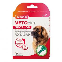 beaphar VETOplus SPOT-ON für große Hunde - 3 Pipetten x 4 ml