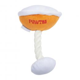 Beeztees Hundespielzeug Pawtini, orange/weiß - L 18 x B 13 x H 12 cm