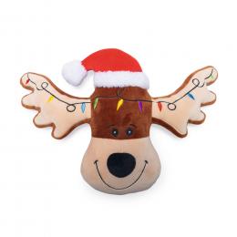 Beeztees Weihnachtskuscheltier Rudolph - L 36 x B 23 x H 8 cm
