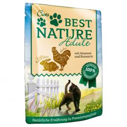 Angebot für Best Nature Cat Adult 16 x 85 g - Kaninchen mit Huhn & Amarant - Kategorie Katze / Katzenfutter nass / Best Nature / Pouch.  Lieferzeit: 1-2 Tage -  jetzt kaufen.