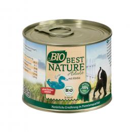 Best Nature Cats Bio Ente und Kürbis - Sparpaket: 12 x 200 g