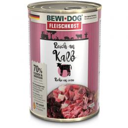 BEWI DOG fleischkost reich an Kalb - 400 g (3,93 € pro 1 kg)