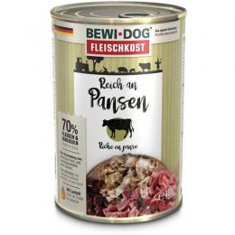 BEWI DOG fleischkost reich an Pansen - 400 g (3,42 € pro 1 kg)