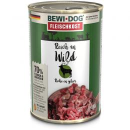 BEWI DOG fleischkost reich an Wild - 400 g (3,42 € pro 1 kg)