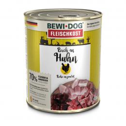 Bewi Dog Hunde-Fleischkost Reich an Huhn 6x800g