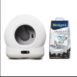 Angebot für Biokat’s C1000 Automatisches Katzenklo + 10 l Diamond Care Classic Katzenstreu gratis! - weiß - Kategorie Katzenfutter & Zubehör / Katzenklo & Pflege / Selbstreinigendes Katzenklo / -.  Lieferzeit: 1-2 Tage -  jetzt kaufen.