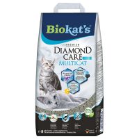 Biokat's Diamond Care MultiCat Fresh Katzenstreu - Sparpaket: 2 x 8 l