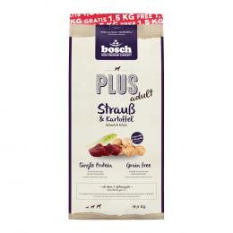 bosch Plus Strauß & Kartoffel - 12,5 kg + 1,5  kg gratis!