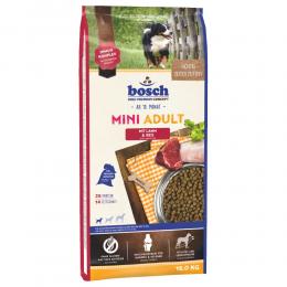bosch Sparpaket (2 x Großgebinde) - Adult Mini Lamm & Reis (2 x 15 kg)