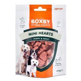 Boxby Puppy Snacks Mini Hearts - Sparpaket: 3 x 100 g