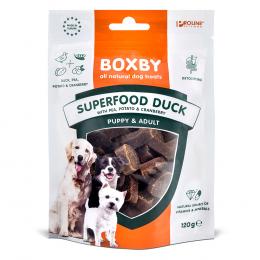 Boxby Superfood-Snacks mit Ente, Erbse und Cranberry - Sparpaket: 2 x 120 g