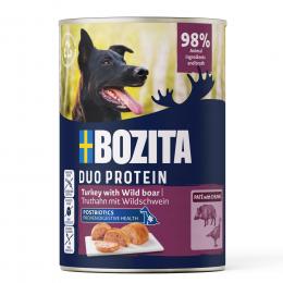 Bozita Dog Pate 6 x 400 g - Pute mit Wildschwein