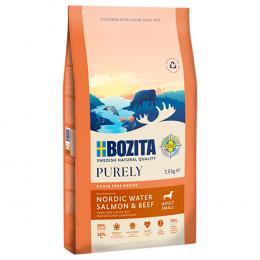 Bozita Dog Purely Adult Small Grain Free Lachs & Rind - Sparpaket: 2 x 7,5 kg