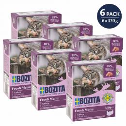 Bozita Häppchen in Gelee mit Pute 6x370 g