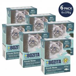Bozita Häppchen in Gelee mit Schellfisch 6x370 g