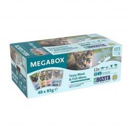 Bozita Katze Pouch Häppchen in Sauce Megabox 48x85g