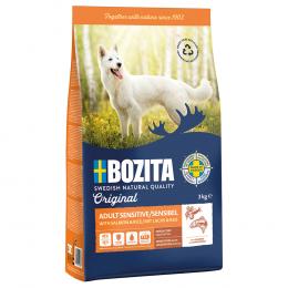 Bozita Original Adult Sensitive Haut & Fell mit Lachs & Reis - Weizenfrei - 3 kg