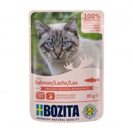 Bozita Pouch Häppchen in Soße mit Lachs 12x85g