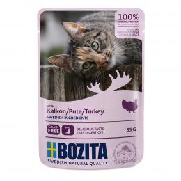 Bozita Pouch Häppchen in Soße mit Pute 12x85g