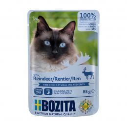 Bozita Pouch Häppchen in Soße mit Rentier 12x85g