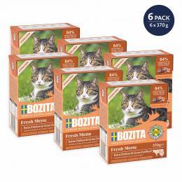 Bozita Tetra Häppchen in Gelee Sterilised mit Huhn und Rind 6x370 g