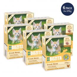 Bozita Tetra Häppchen in Sauce Kitten mit Hühnchen 6x370 g