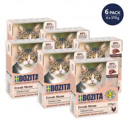 Bozita Tetra Häppchen in Sauce mit Hühnchenleber 6x370 g