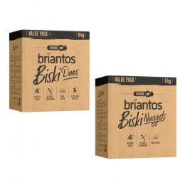 Angebot für Briantos Biski Sparpack 5 kg - Gemischte Verpackung 2 х 5 kg (Nuggets + Duos) - Kategorie Hundefutter & Zubehör / Hundesnacks / Briantos / Biski.  Lieferzeit: 1-2 Tage -  jetzt kaufen.