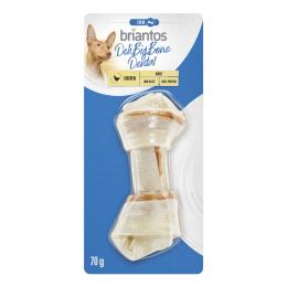 Briantos Deli Bones Dental knotted für Hunde - Sparpaket 3 x 14 cm (210 g)