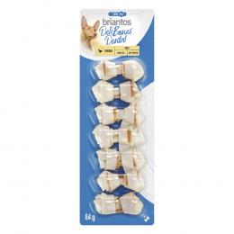 Briantos Deli Bones Dental knotted für Hunde - Sparpaket 42 x 5 cm (504 g)