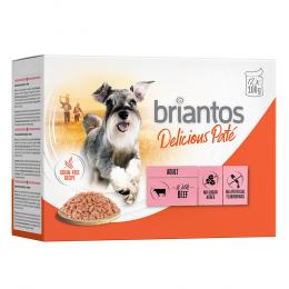 Briantos Delicious Paté 12 x 100 g zum Sonderpreis! - Rind