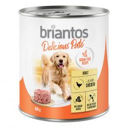 Angebot für Briantos Delicious Paté 24 x 800 g zum Sonderpreis! - Huhn - Kategorie Hund / Hundefutter nass / Briantos / Promos.  Lieferzeit: 1-2 Tage -  jetzt kaufen.