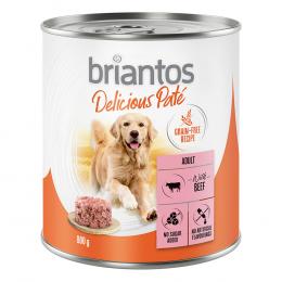 Briantos Delicious Paté 24 x 800 g zum Sonderpreis! - Rind