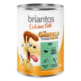 Angebot für Briantos Delicious Paté “The Garfield Movie” Sonderedition - Lamm und Karotten (400g - Einzeldose) - Kategorie Hund / Hundefutter nass / Briantos / Briantos Delicious Paté.  Lieferzeit: 1-2 Tage -  jetzt kaufen.