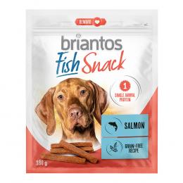 Briantos Fish Snacks, Thunfisch und Lachs für Hunde - Lachs (180 g)