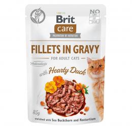 Brit Care Cat Fillets in Gravy with Hearty Duck 6x85g